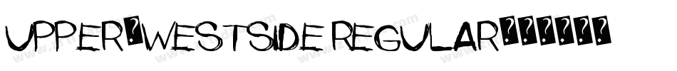 Upper-WestSide Regular字体转换